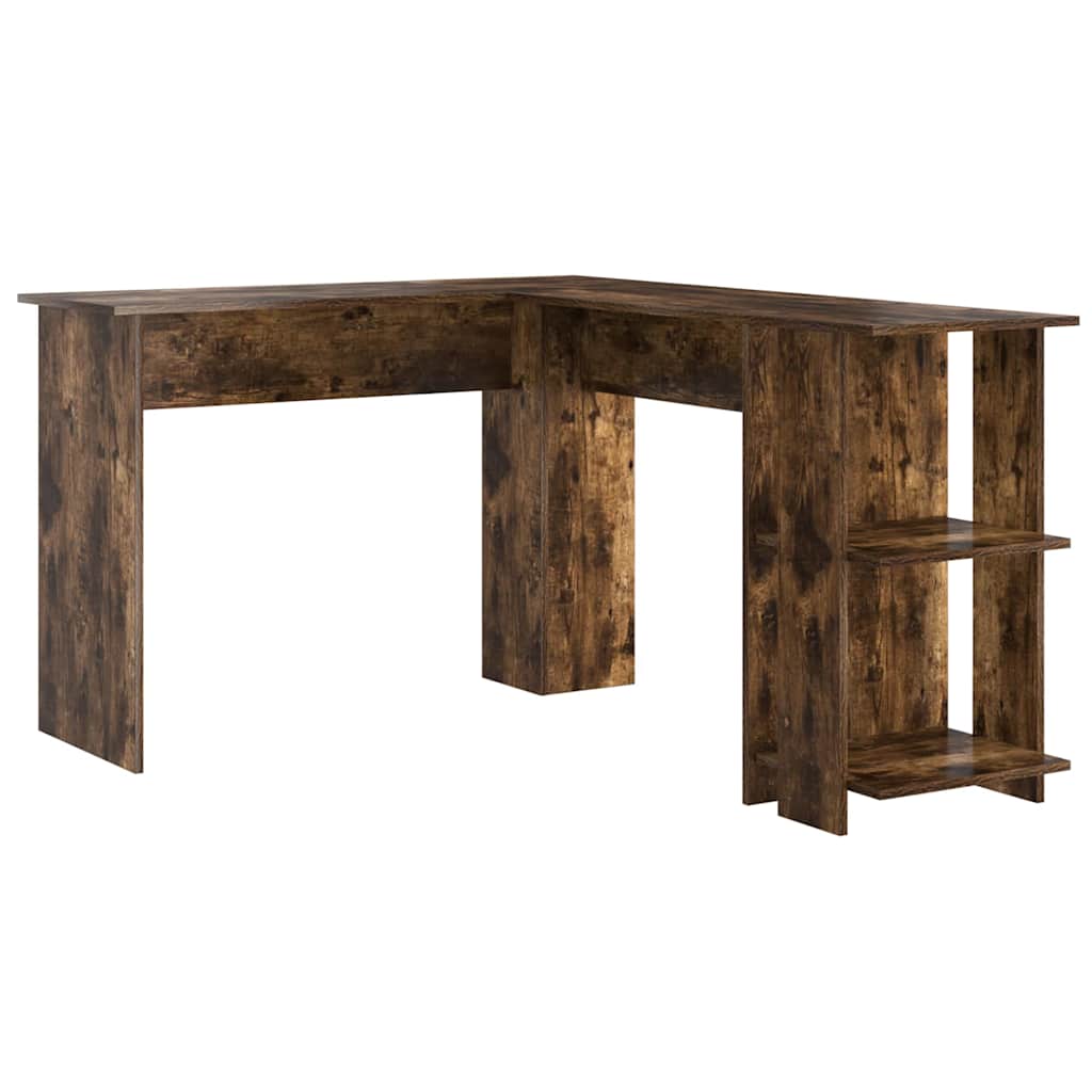 Scrivania ad angolo Rovere fumé 140 x 113,5 x 75 cm | homemem39