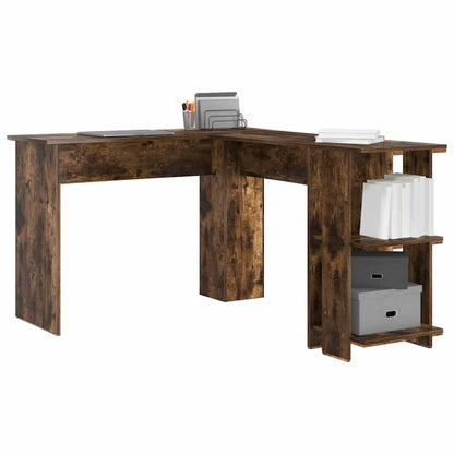 Scrivania ad angolo Rovere fumé 140 x 113,5 x 75 cm | homemem39
