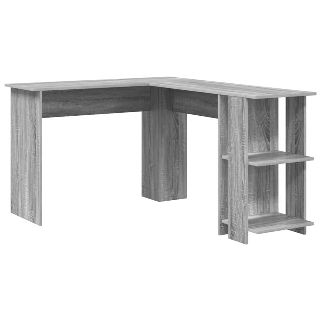 Scrivania ad angolo Grigio Sonoma 140 x 113,5 x 75 cm | homemem39