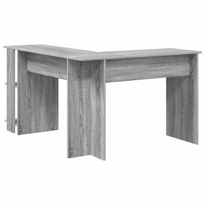 Scrivania ad angolo Grigio Sonoma 140 x 113,5 x 75 cm