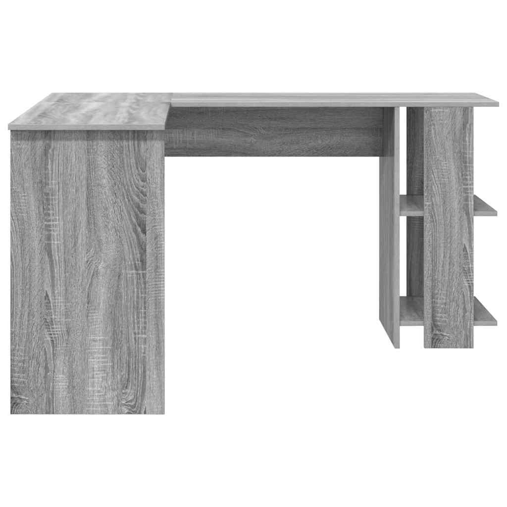 Scrivania ad angolo Grigio Sonoma 140 x 113,5 x 75 cm | homemem39