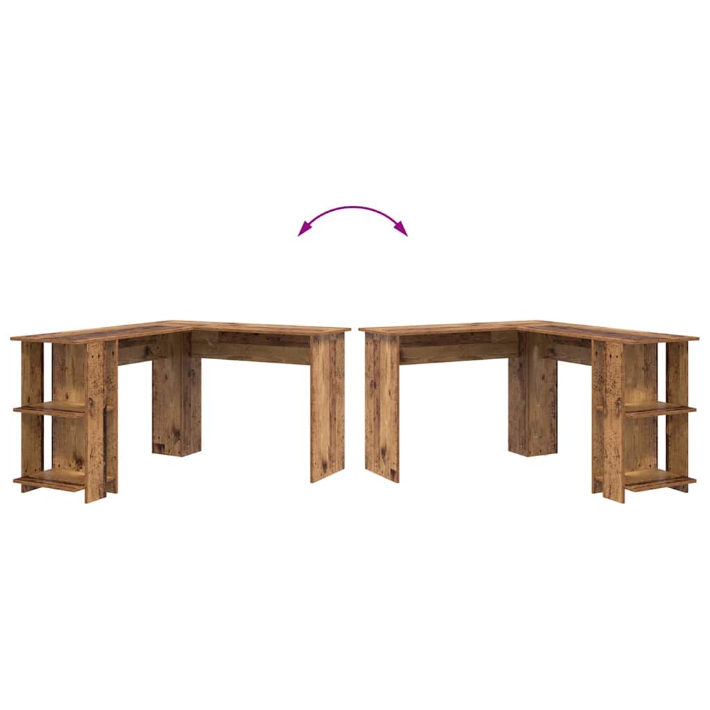 Scrivania ad angolo Legno vecchio 140 x 113,5 x 75 cm