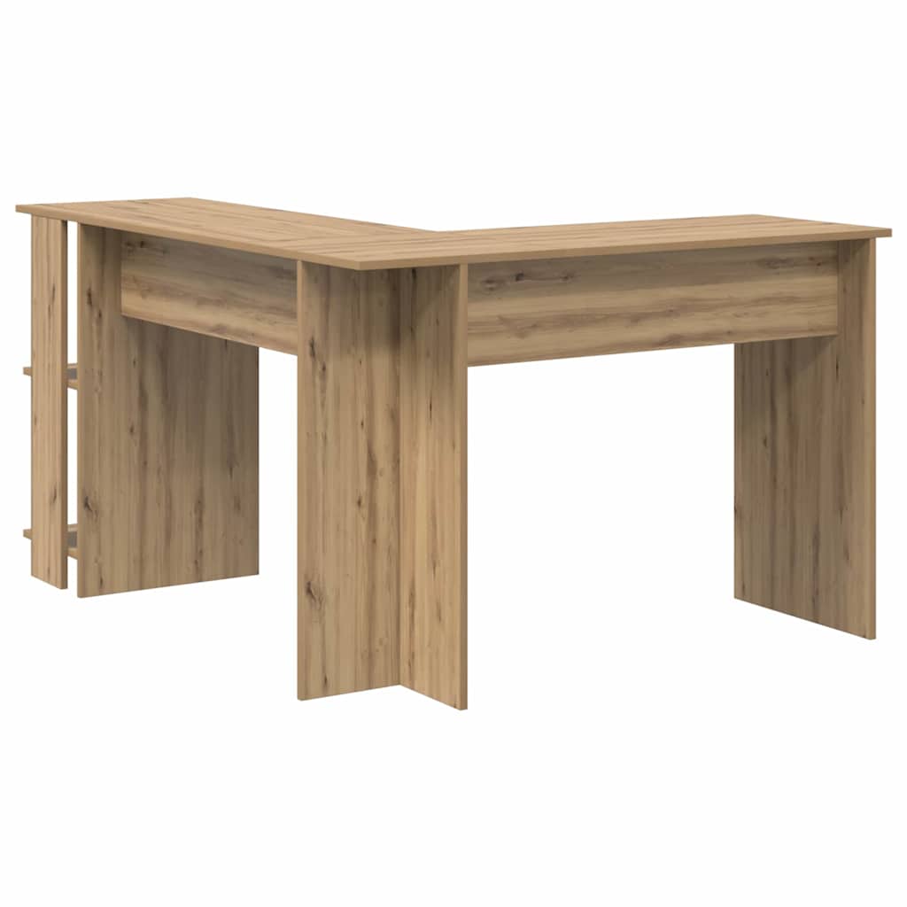 Scrivania ad angolo Rovere artigianale 140 x 113,5 x 75 cm