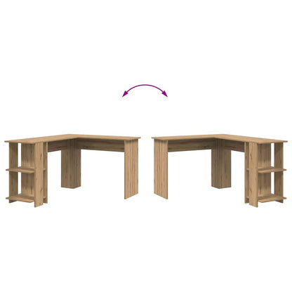Scrivania ad angolo Rovere artigianale 140 x 113,5 x 75 cm | homemem39