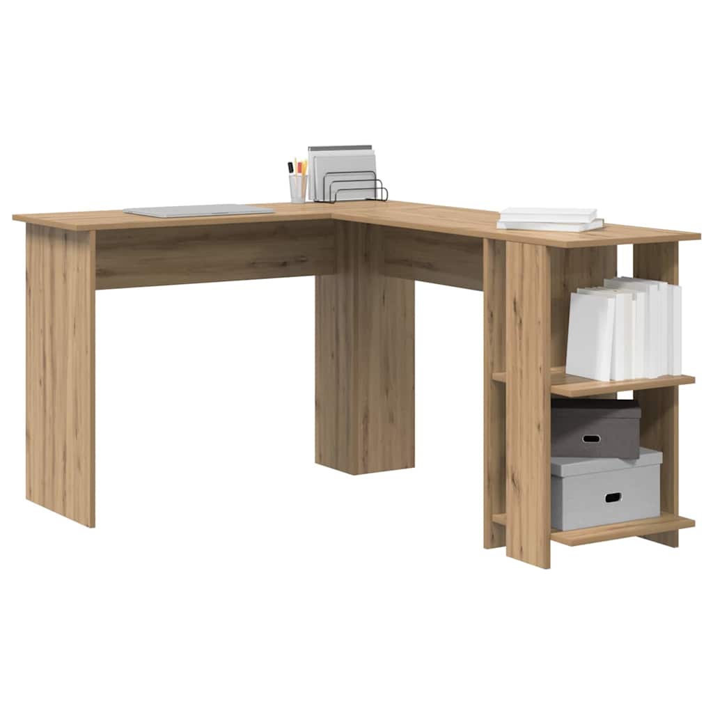 Scrivania ad angolo Rovere artigianale 140 x 113,5 x 75 cm | homemem39