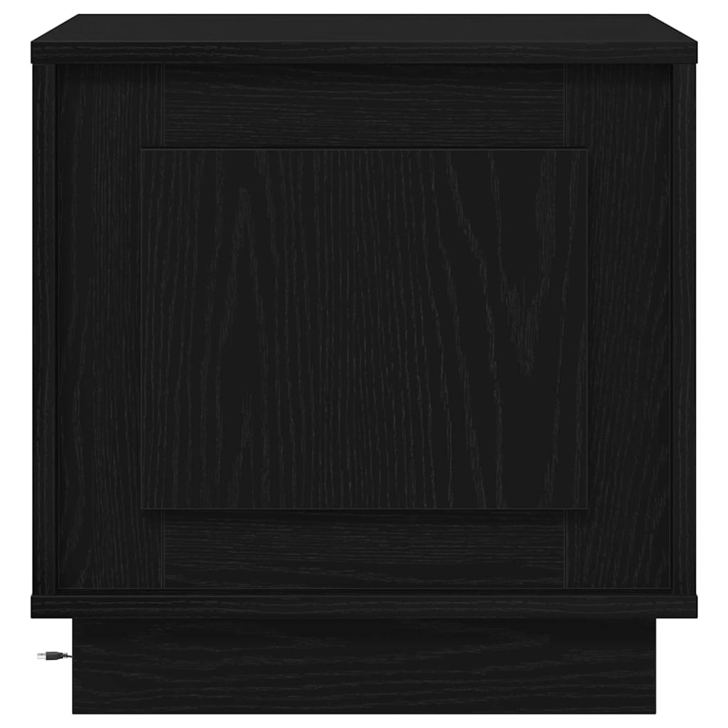 Armadio da Notte 2 pcs Nero 44 x 34,5 x 45 cm Legno multistrato