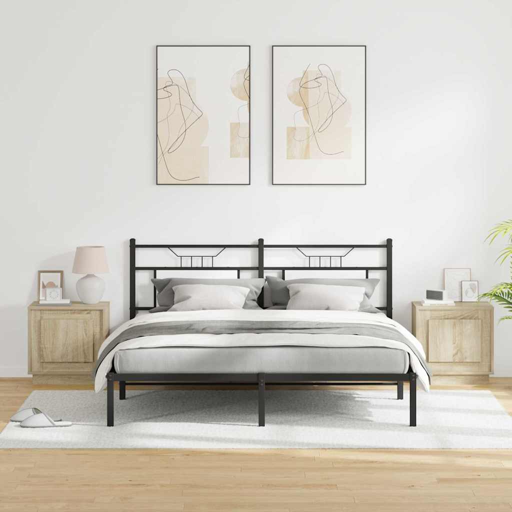 Armadio da Notte 2 pcs Rovere Sonoma 44 x 34,5 x 45 cm