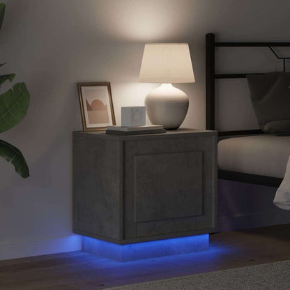 Armadio da Notte 2 pcs Grigio cemento 44 x 34,5 x 45 cm