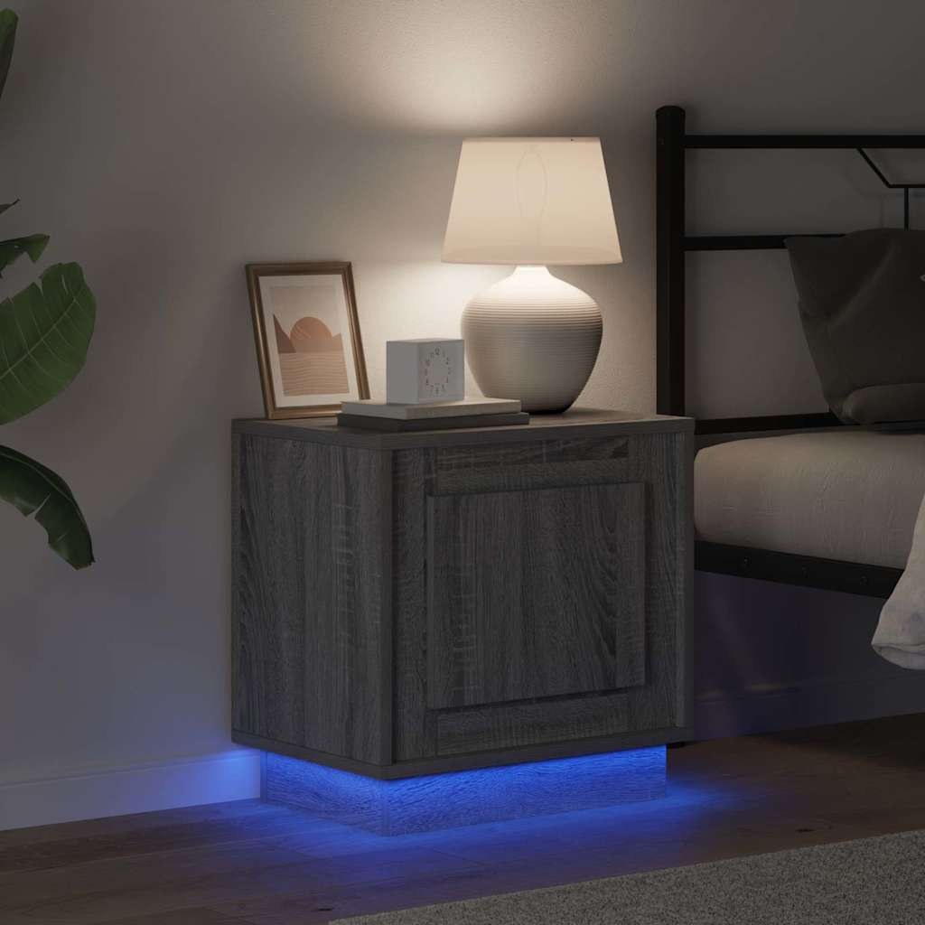 Armadio da Notte 2 pcs Grigio 44 x 34,5 x 45 cm