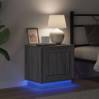 Armadio da Notte 2 pcs Grigio 44 x 34,5 x 45 cm