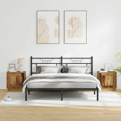 Armadio da Notte 2 pcs Legno vecchio 44 x 34,5 x 45 cm