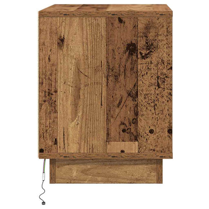 Armadio da Notte 2 pcs Legno vecchio 44 x 34,5 x 45 cm