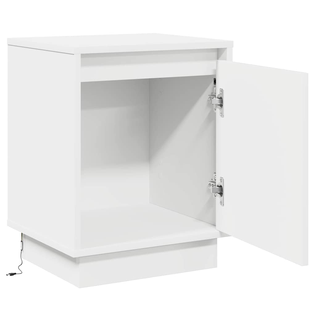 Armadio da Notte Bianco 39 x 34,5 x 50 cm Legno multistrato | homemem39