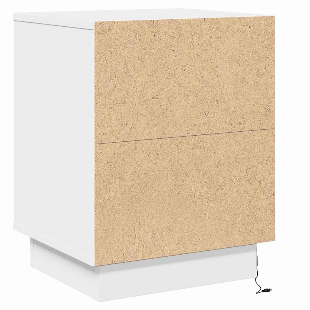 Armadio da Notte Bianco 39 x 34,5 x 50 cm Legno multistrato | homemem39