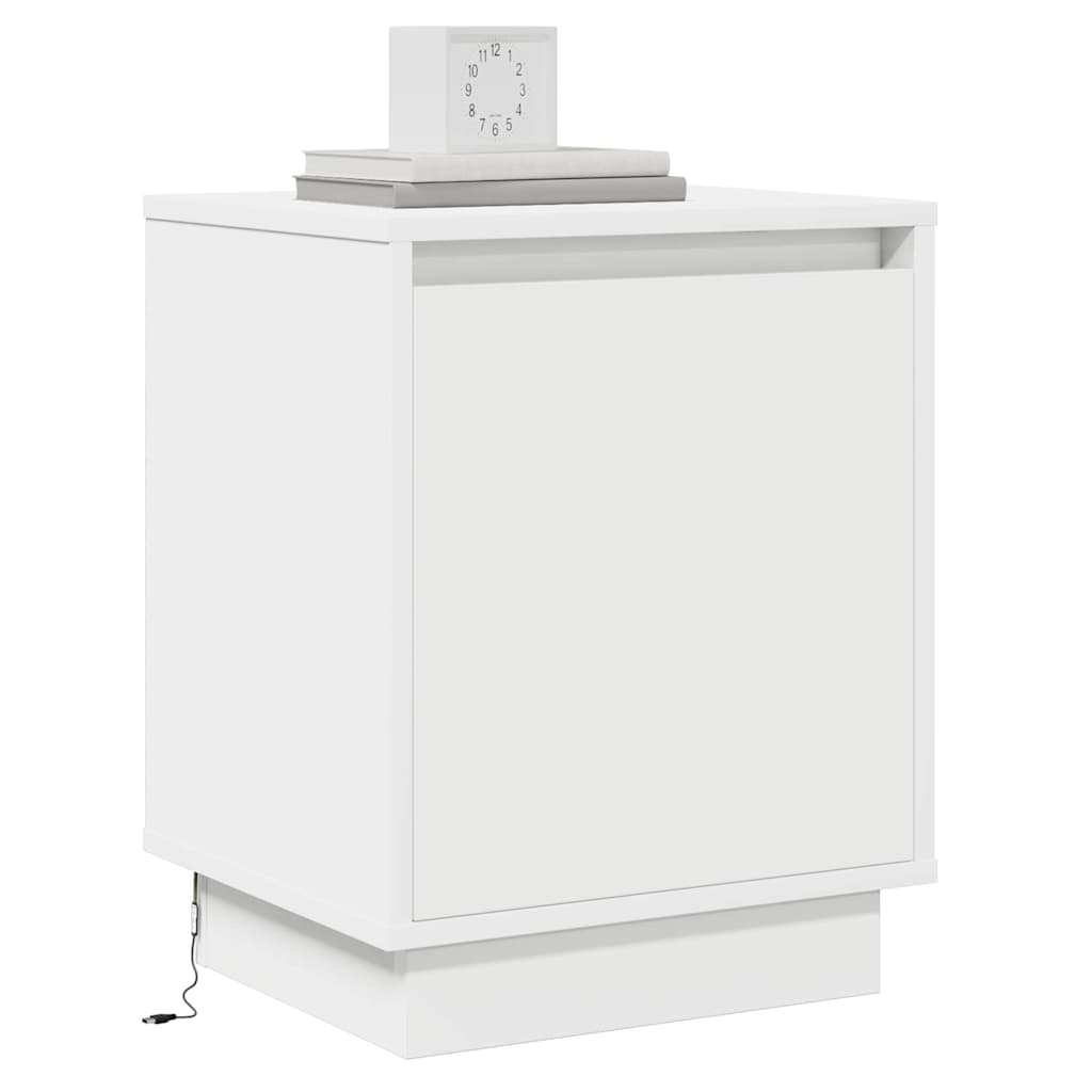 Armadio da Notte Bianco 39 x 34,5 x 50 cm Legno multistrato | homemem39