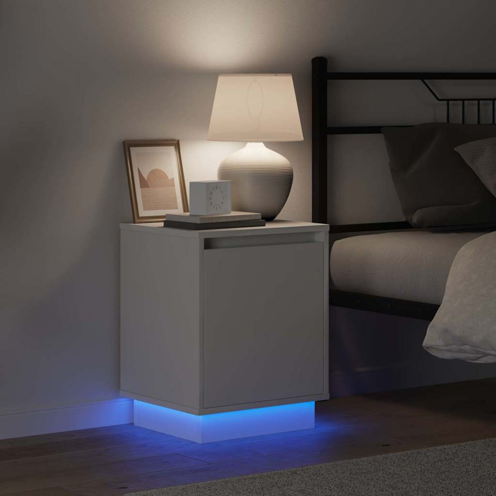 Armadio da Notte 2 pcs Bianco 39 x 34,5 x 50 cm