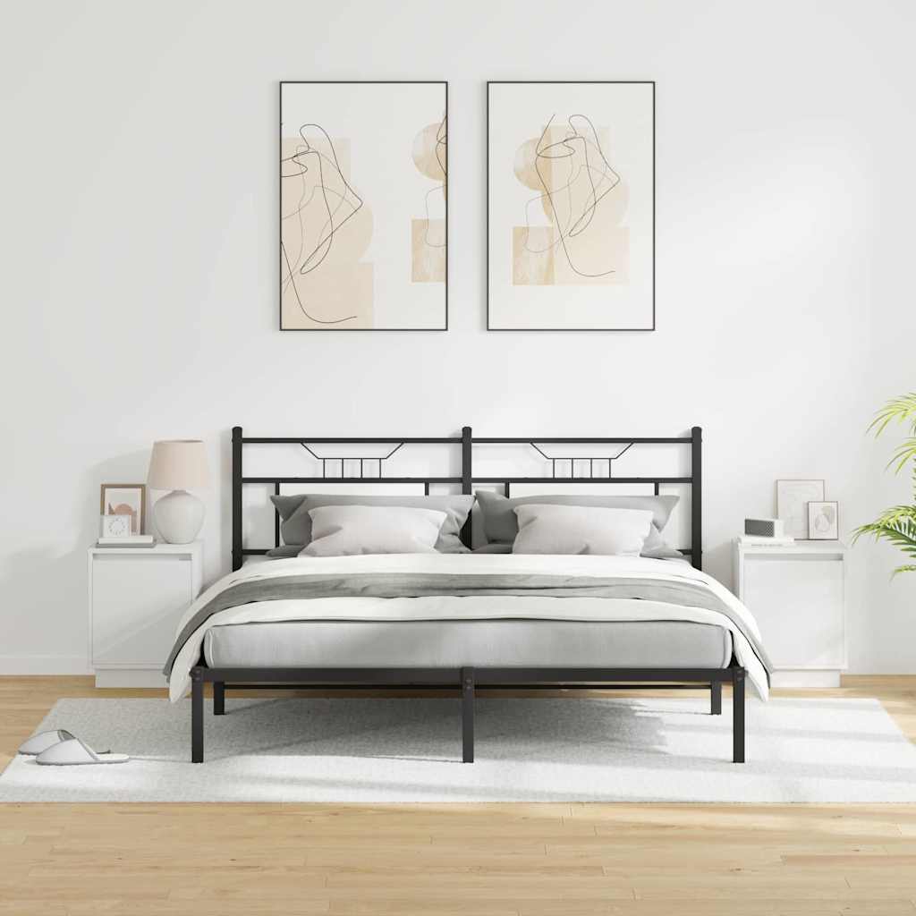 Armadio da Notte 2 pcs Bianco 39 x 34,5 x 50 cm