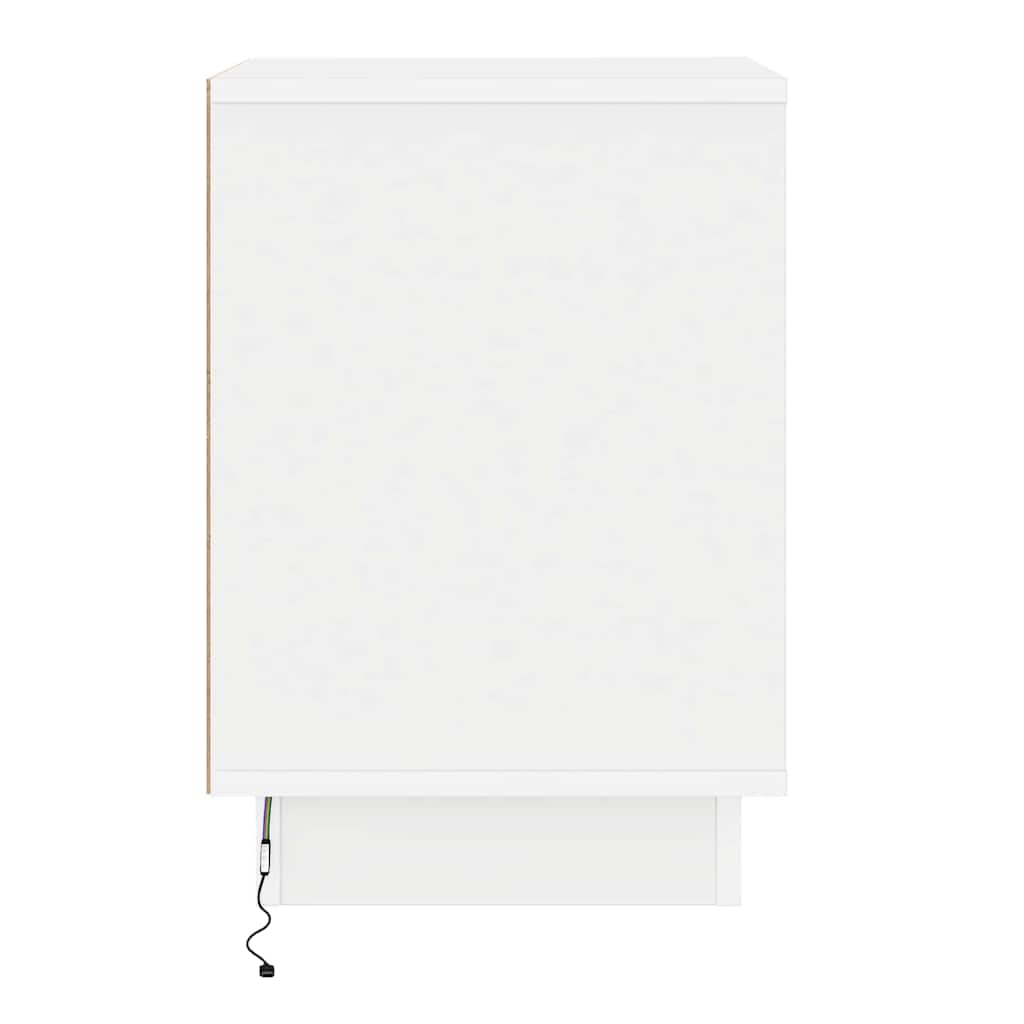 Armadio da Notte 2 pcs Bianco 39 x 34,5 x 50 cm