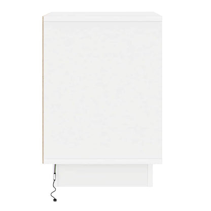 Armadio da Notte 2 pcs Bianco 39 x 34,5 x 50 cm