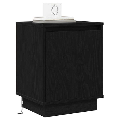 Armadio da Notte Rovere Nero 39 x 34,5 x 50 cm | homemem39