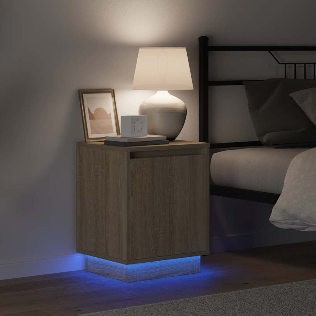 Armadio da Notte Rovere Sonoma 39 x 34,5 x 50 cm