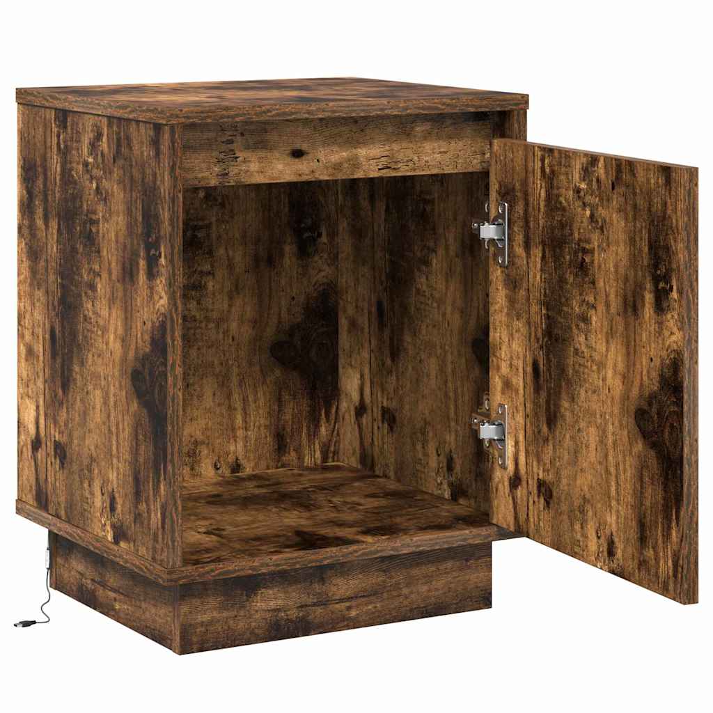 Armadio da Notte Rovere fumé 39 x 34,5 x 50 cm | homemem39