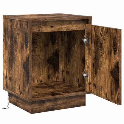 Armadio da Notte Rovere fumé 39 x 34,5 x 50 cm | homemem39