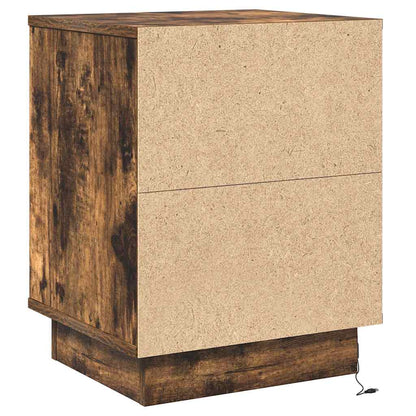 Armadio da Notte Rovere fumé 39 x 34,5 x 50 cm | homemem39