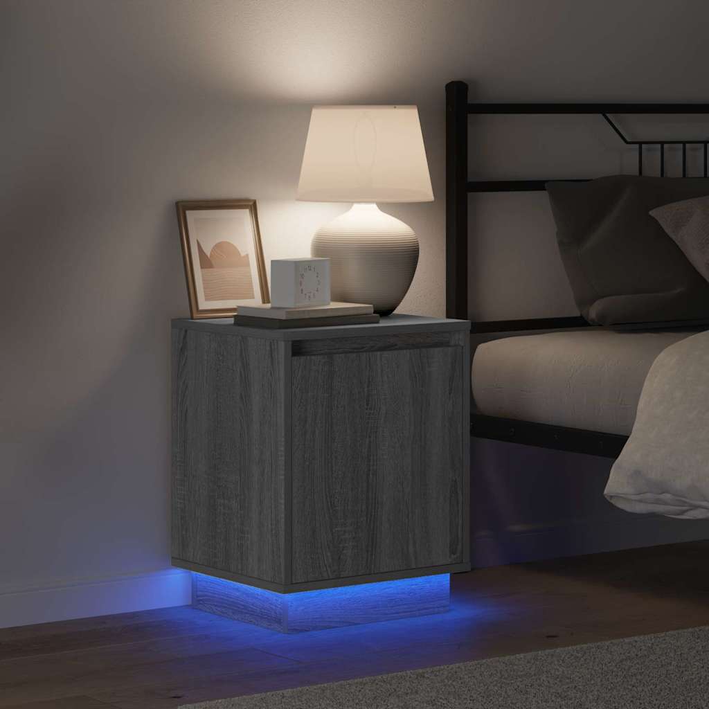 Armadio da Notte Grigio 39 x 34,5 x 50 cm Legno multistrato | homemem39