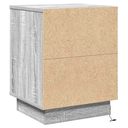 Armadio da Notte Grigio 39 x 34,5 x 50 cm Legno multistrato | homemem39