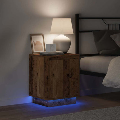 Armadio da Notte 2 pcs Legno vecchio 39 x 34,5 x 50 cm