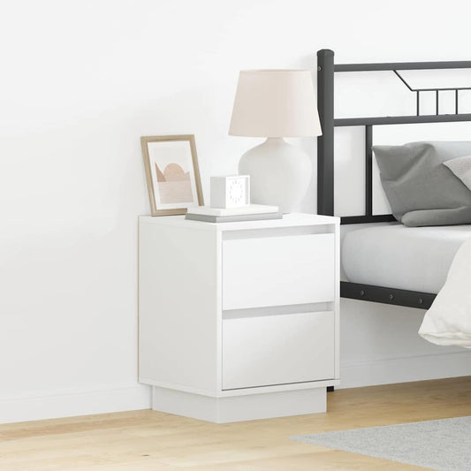 Armadio da Notte Bianco 39 x 34,5 x 50 cm Legno multistrato | homemem39