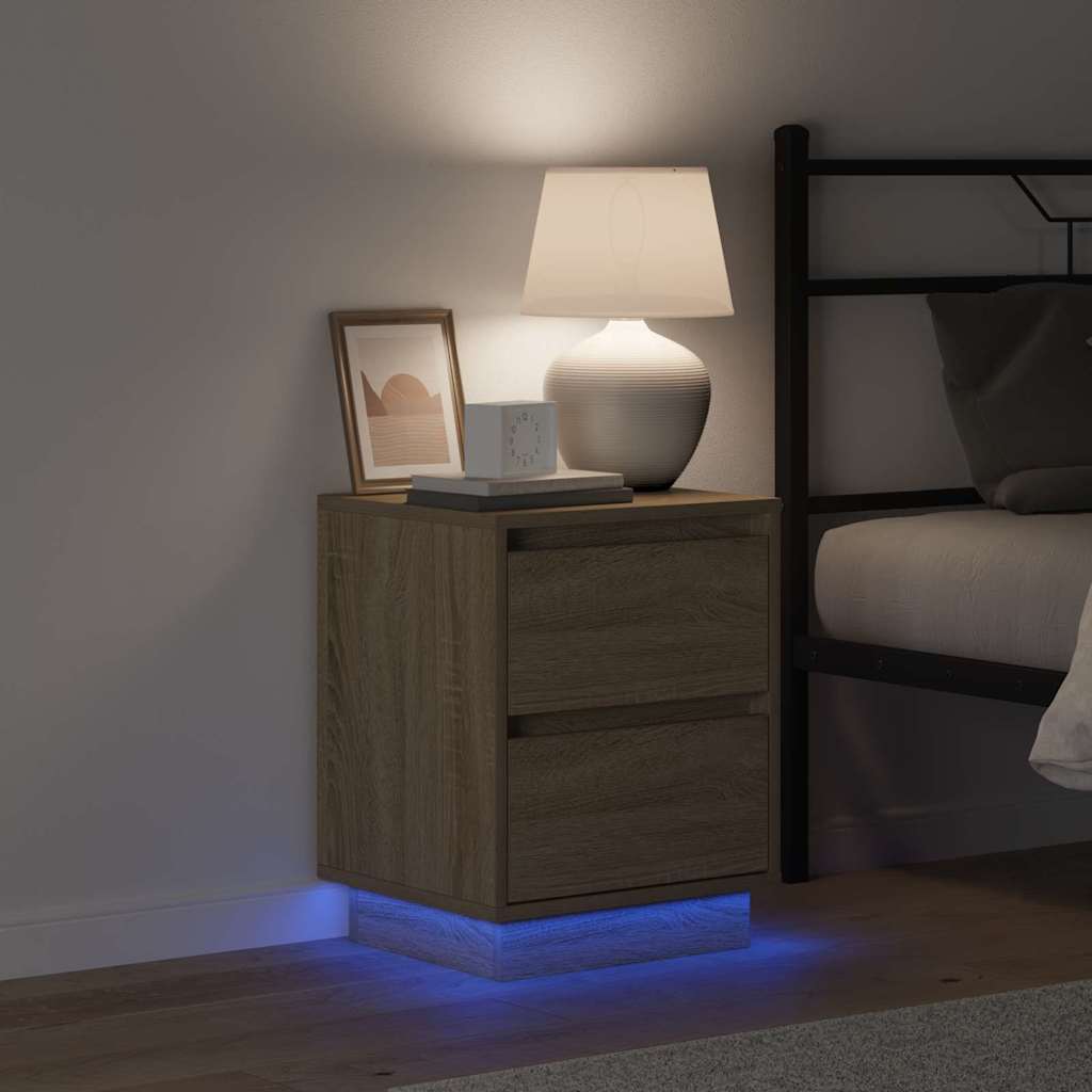 Armadio da Notte con cassetto Rovere Sonoma 39 x 34,5 x 50 cm | homemem39