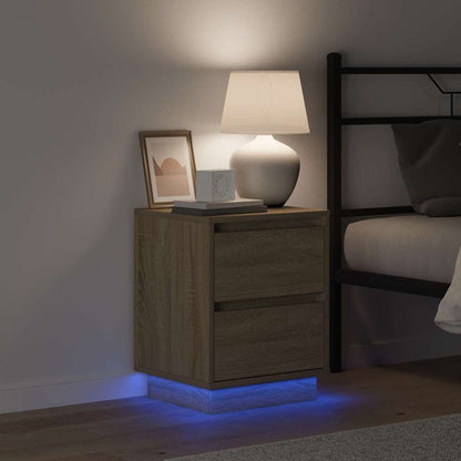 Armadio da Notte con cassetto Rovere Sonoma 39 x 34,5 x 50 cm