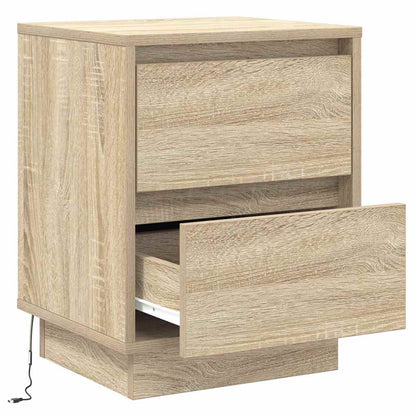 Armadio da Notte 2 pcs Rovere Sonoma 39 x 34,5 x 50 cm