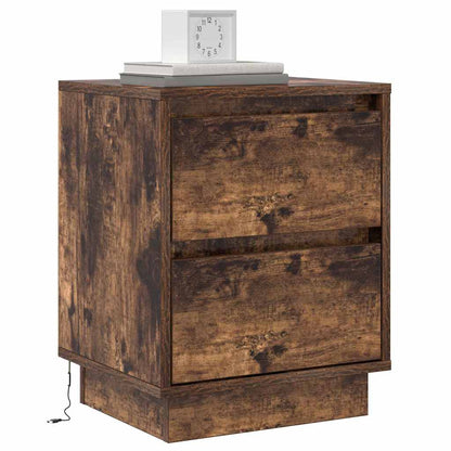 Armadio da Notte con cassetto Rovere fumé 39 x 34,5 x 50 cm | homemem39