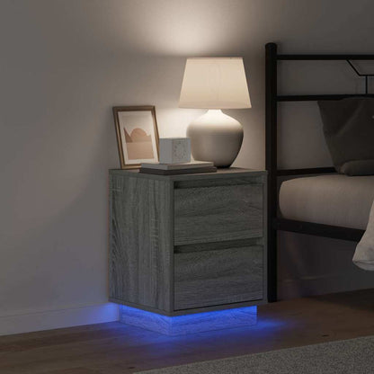 Armadio da Notte Grigio 39 x 34,5 x 50 cm Legno multistrato | homemem39