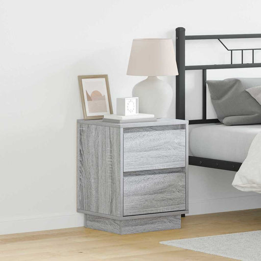 Armadio da Notte Grigio 39 x 34,5 x 50 cm Legno multistrato | homemem39