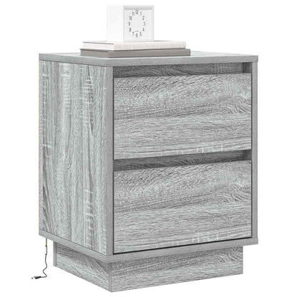 Armadio da Notte Grigio 39 x 34,5 x 50 cm Legno multistrato | homemem39