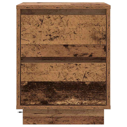 Armadio da Notte con cassetto Legno vecchio 39 x 34,5 x 50 cm | homemem39