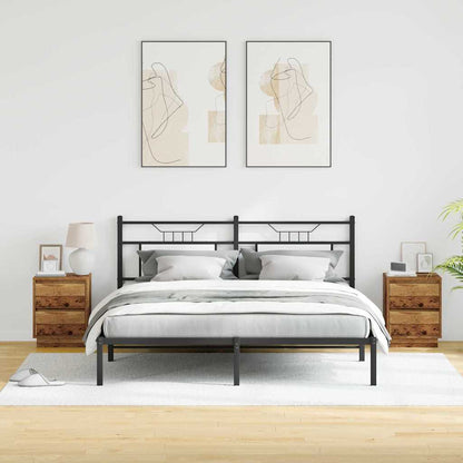 Armadio da Notte 2 pcs Legno vecchio 39 x 34,5 x 50 cm