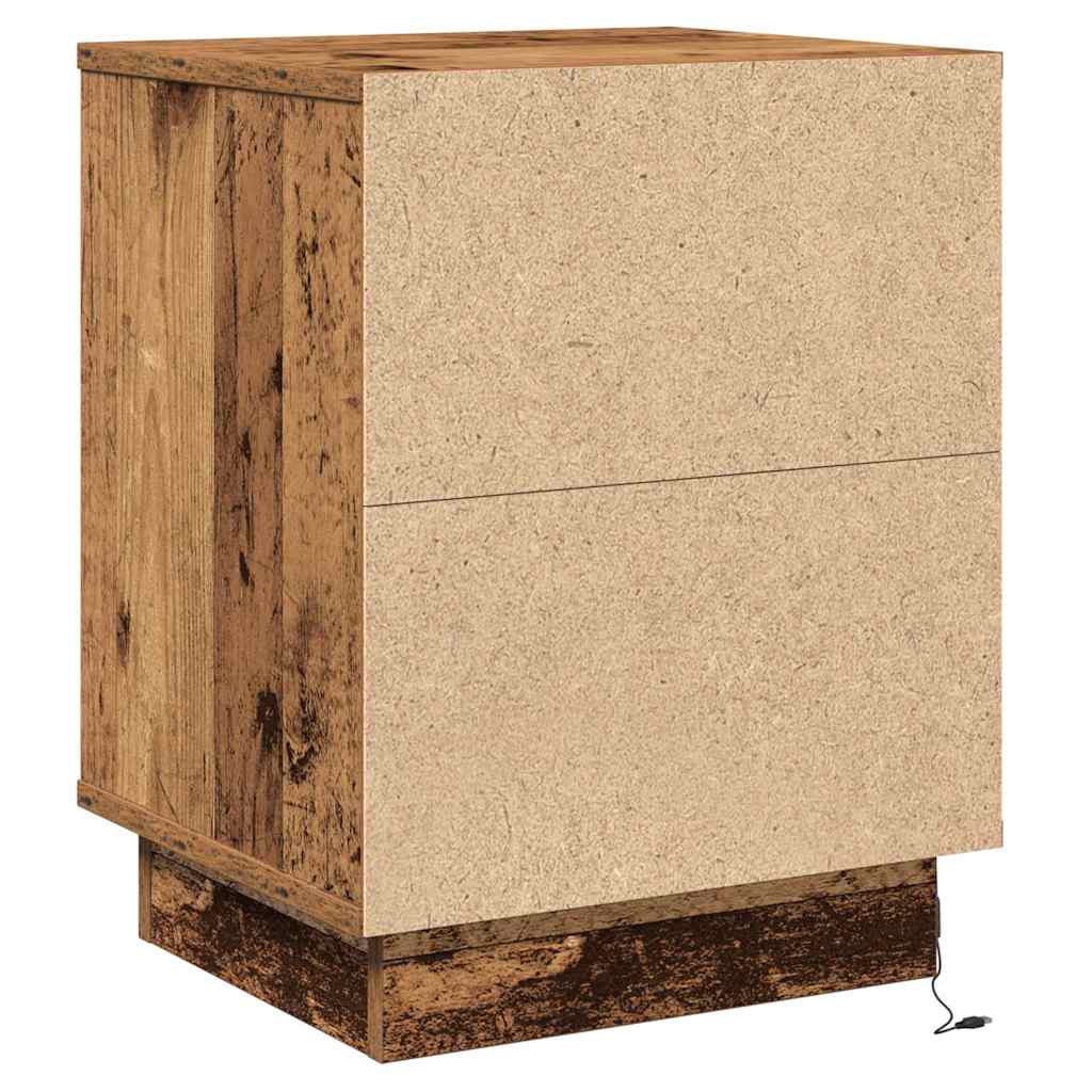 Armadio da Notte 2 pcs Legno vecchio 39 x 34,5 x 50 cm | homemem39