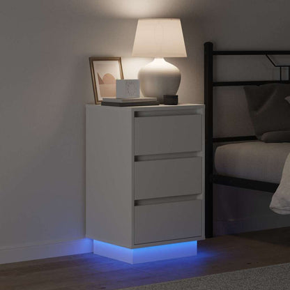 Armadio da Notte Bianco 39 x 34,5 x 65 cm Legno multistrato