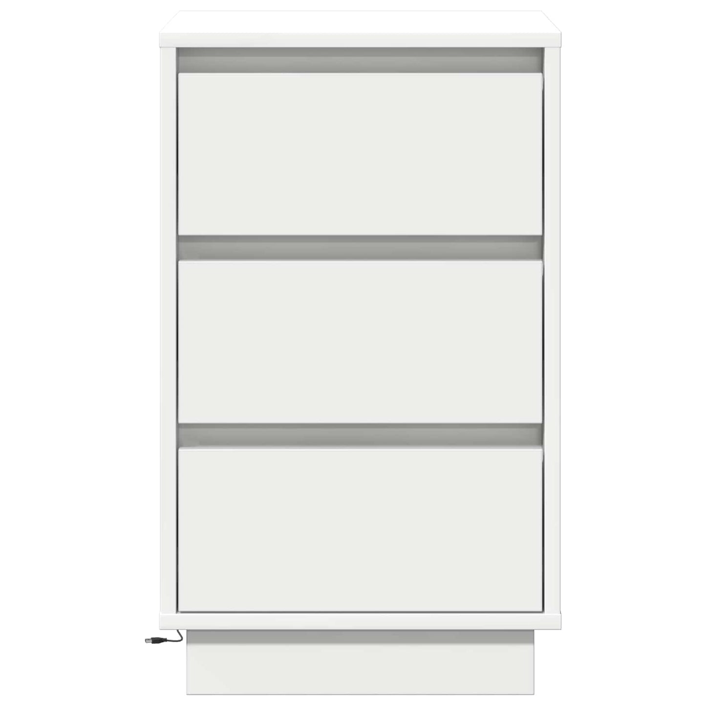 Armadio da Notte Bianco 39 x 34,5 x 65 cm Legno multistrato | homemem39