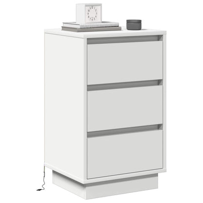 Armadio da Notte Bianco 39 x 34,5 x 65 cm Legno multistrato