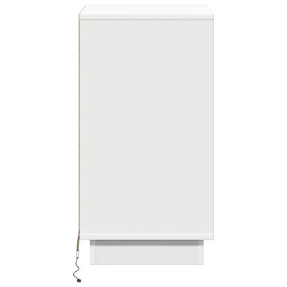 Armadio da Notte Bianco 39 x 34,5 x 65 cm Legno multistrato