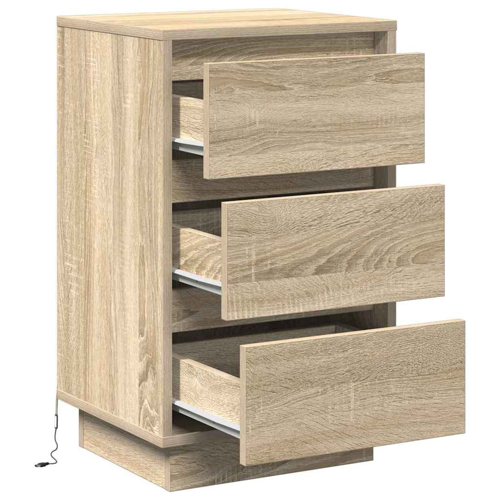 Armadio da Notte con cassetto Rovere Sonoma 39 x 34,5 x 65 cm | homemem39