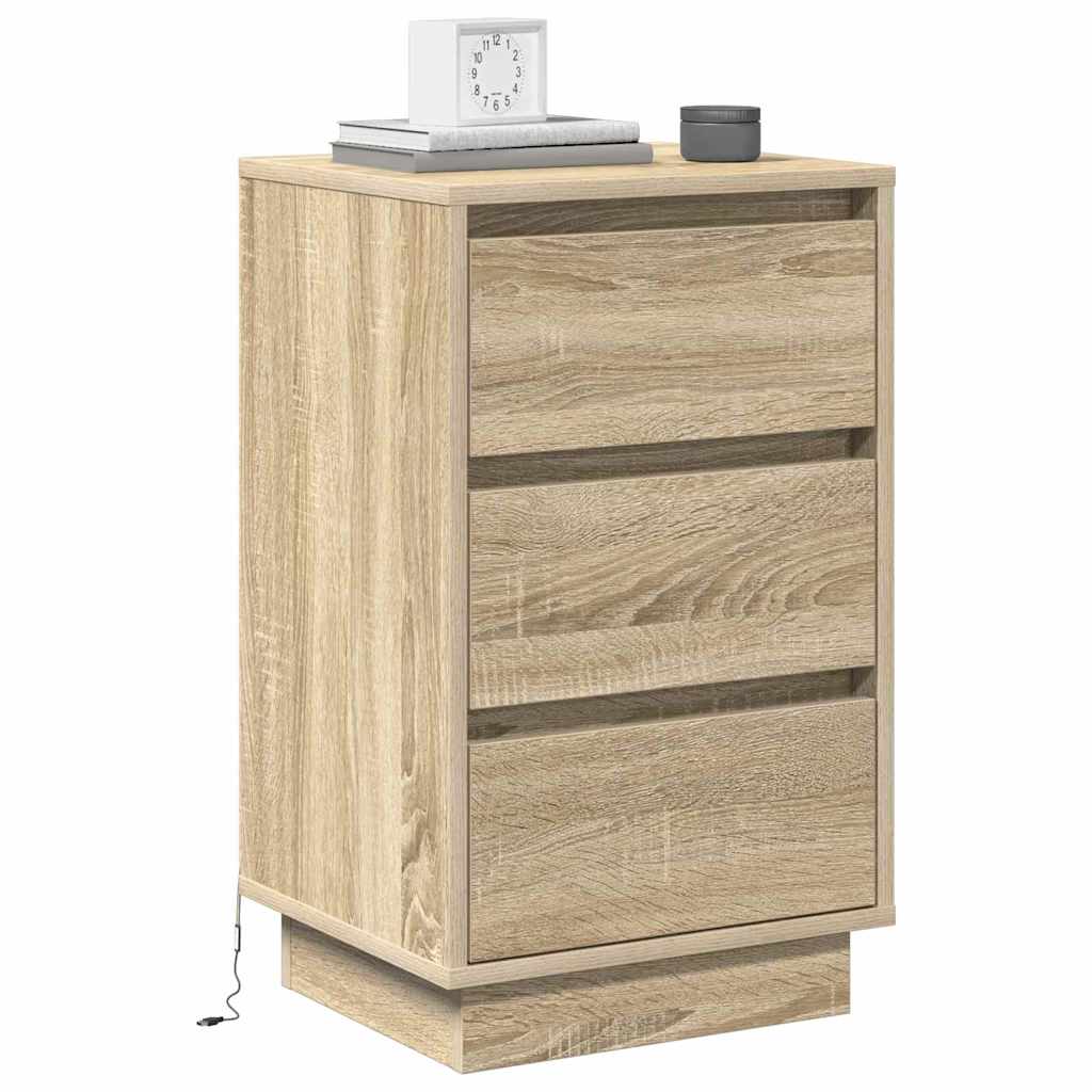 Armadio da Notte Rovere Sonoma 39 x 34,5 x 65 cm