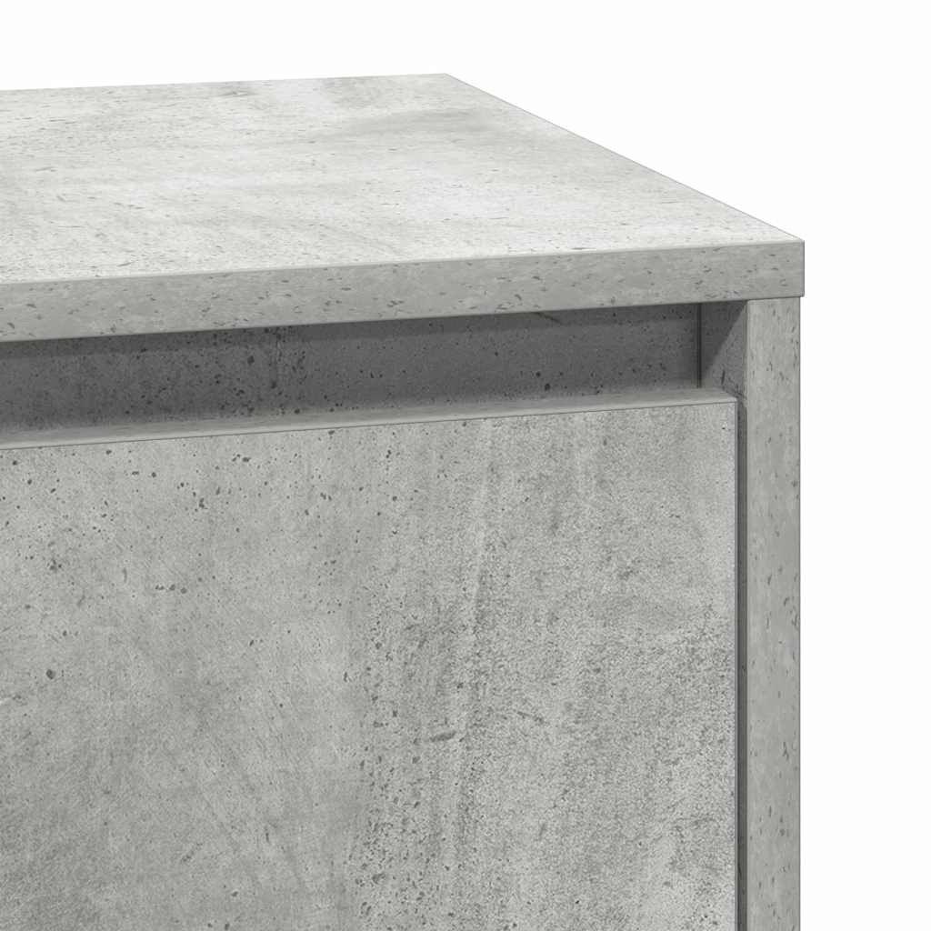 Armadio da Notte con cassetto Grigio cemento 39 x 34,5 x 65 cm | homemem39