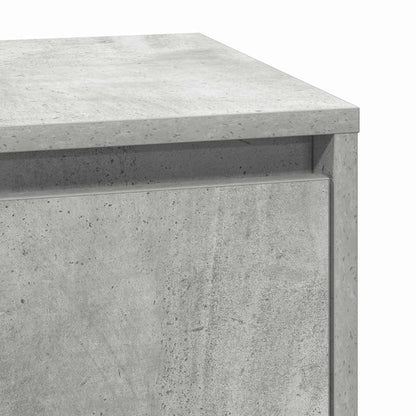 Armadio da Notte con cassetto Grigio cemento 39 x 34,5 x 65 cm | homemem39